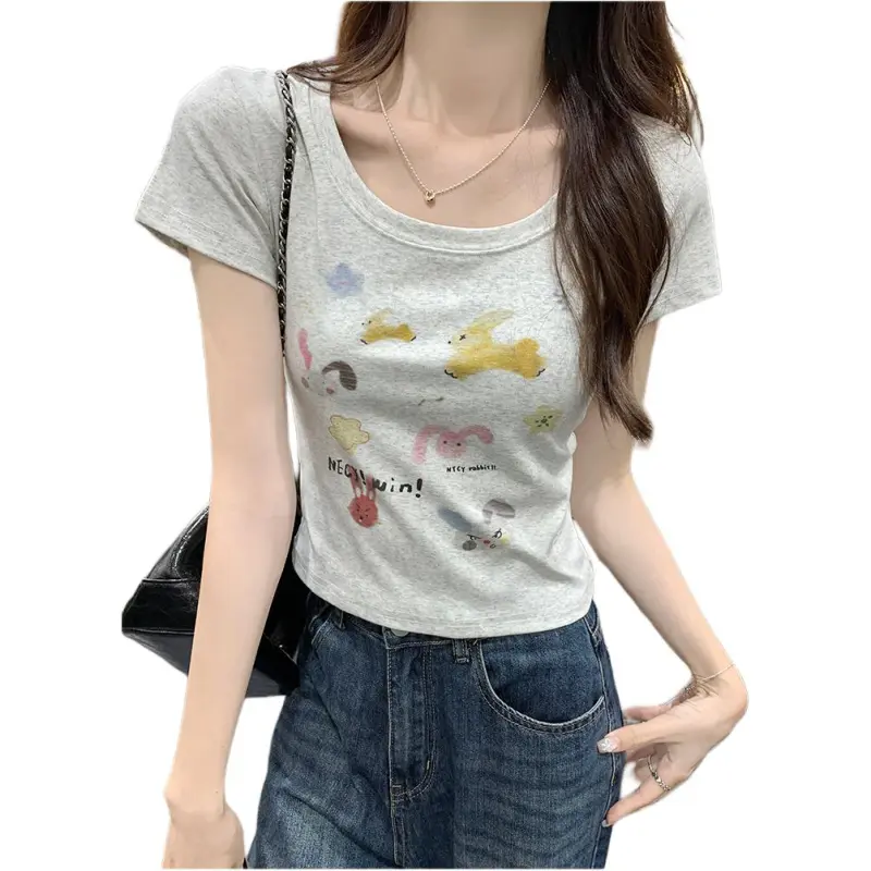 Mu Xiao Xin Set in Sleeve T Shirt Women's-3