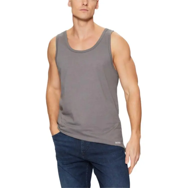 HUGO BOSS FW24 Tank Top Men's 3 Pack Dark Blue+Gray+Black-5
