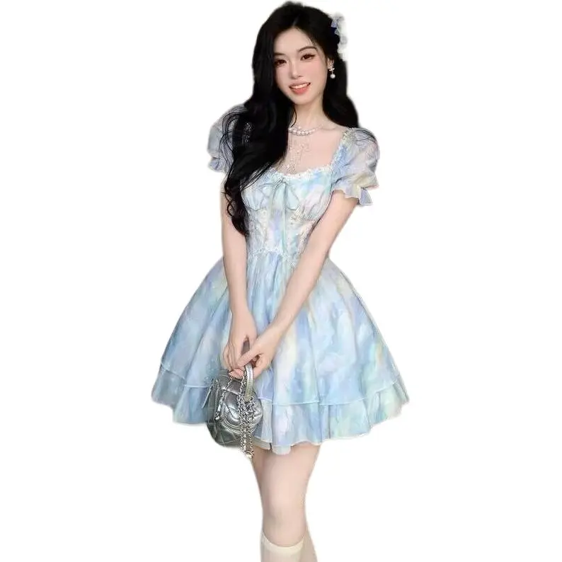 Mu Xiao Xin Short Sleeved Dress Women's-1