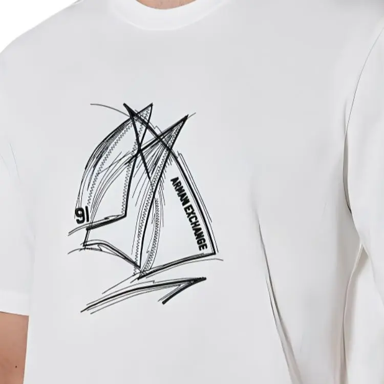 EMPORIO ARMANI SS25 T Shirt Men's White-3
