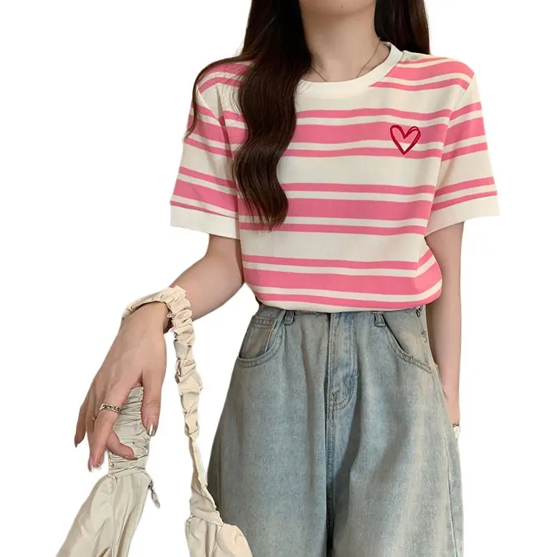 Mu Xiao Xin Set in Sleeve T Shirt Women's-3