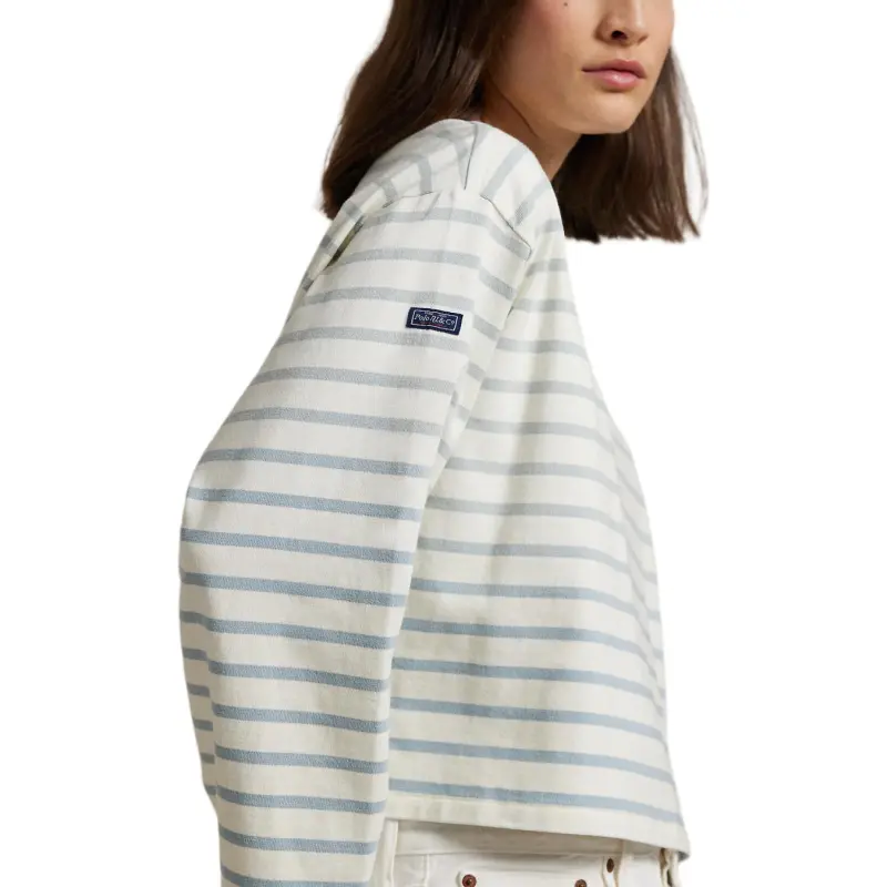 Polo Ralph Lauren T Shirt Women's Blue White-3