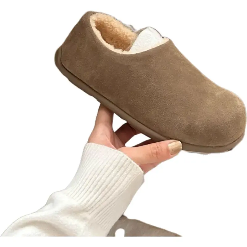 Qiao Anju Home Slippers Chestnut Antelope Brown-7
