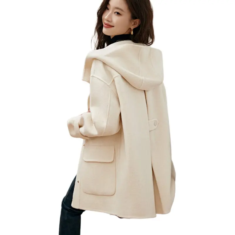 Mo Han Yi Mei Coat Women's Ecru-1