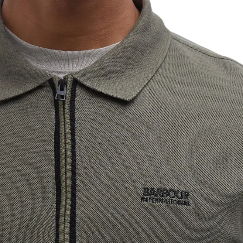 BARBOUR FW24 Polo Shirt Men's Green-5