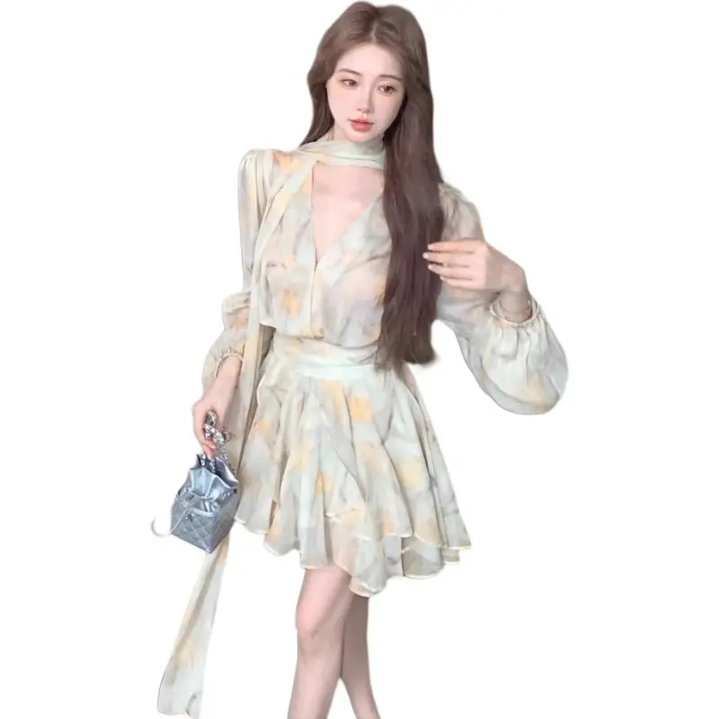Dior Beauty Long Sleeved Dress Women's-3