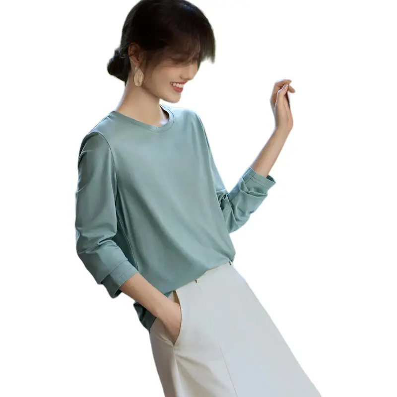 XWI T Shirts Women's Dusty Blue-3