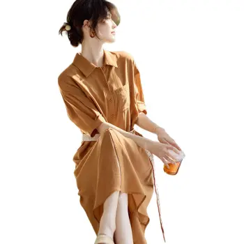 XWI Short Sleeved Dresses Women's Ginger Yellow