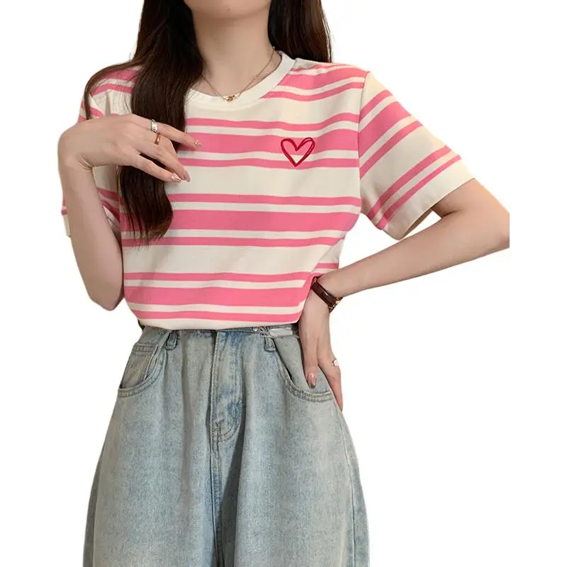 Mu Xiao Xin Set in Sleeve T Shirt Women's-2
