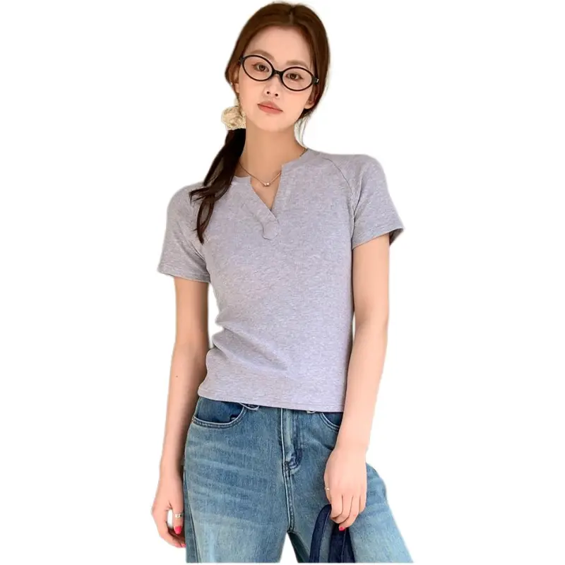 Mu Xiao Xin Raglan Sleeve T Shirt Women's-10