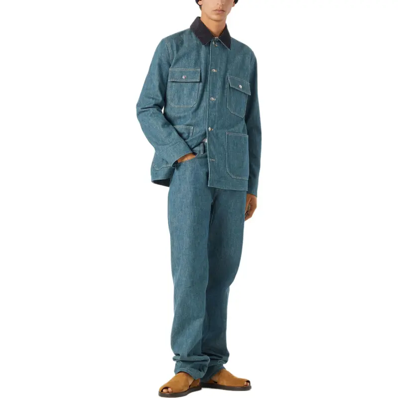 Loro Piana Jackets Men Blue-3