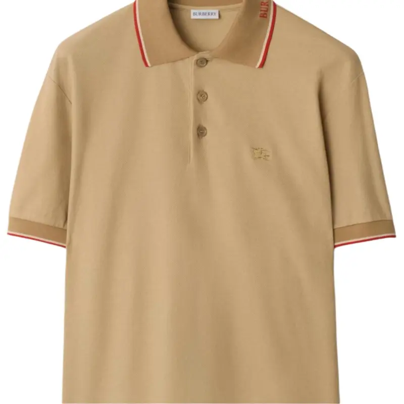 Burberry SS25 Polo Shirt Men's Khaki-4