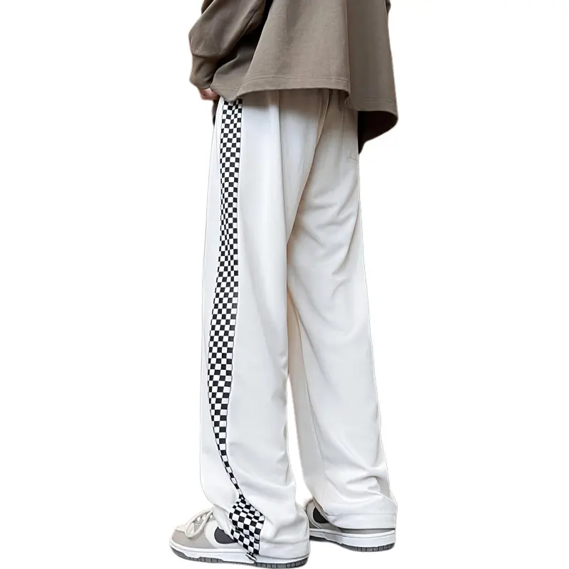 Nuthink Casual Pants Unisex Apricot-1