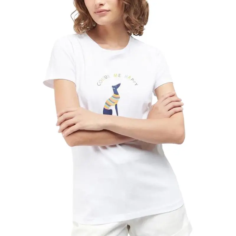 BARBOUR Regular T-Shirt Women's White-2