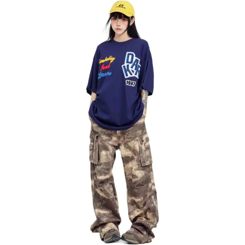 KVIV T Shirts Men Navy Blue -2