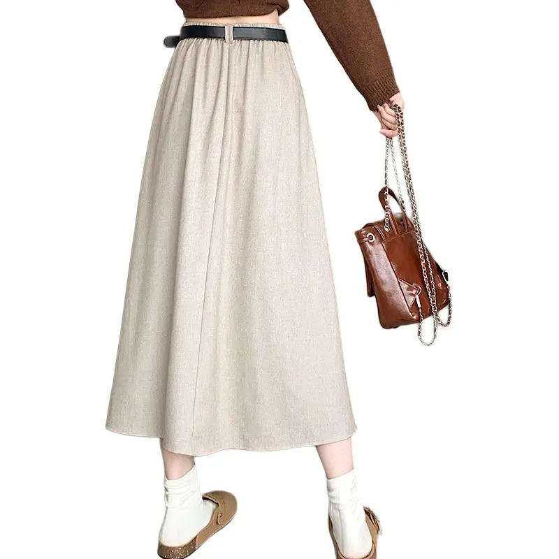 Mm Casual Long Skirts Women's-3