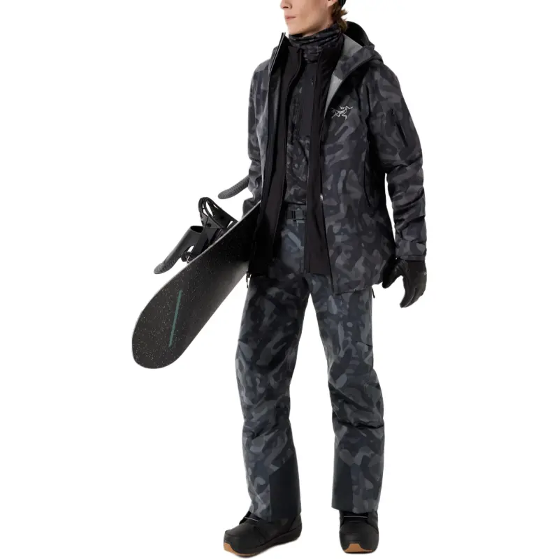 Arcteryx SABRE Pant Print Men's Ski Pants Men's Black-2