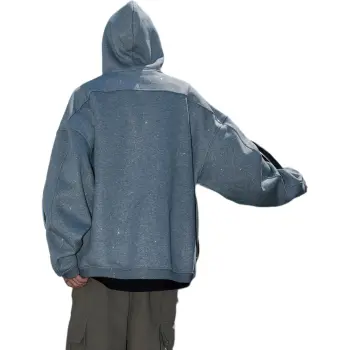 HOKLV Sweatshirts Unisex Gray