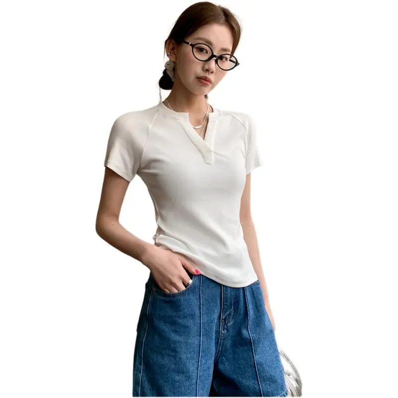 Mu Xiao Xin Raglan Sleeve T Shirt Women's-2