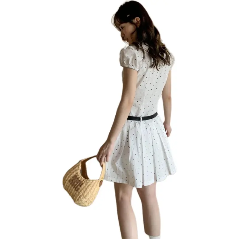 Mu Xiao Xin Short Sleeved Dress Women's-1