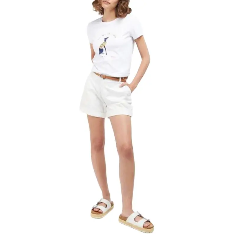 BARBOUR Regular T-Shirt Women's White-1