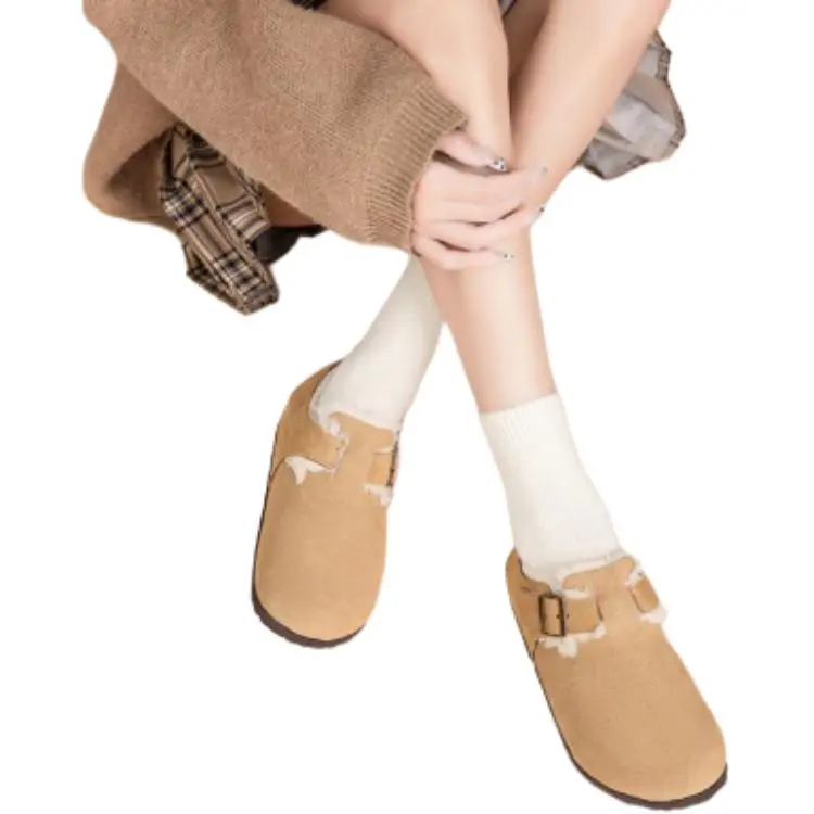Qiao Anju Home Slippers Brown, Apricot-6