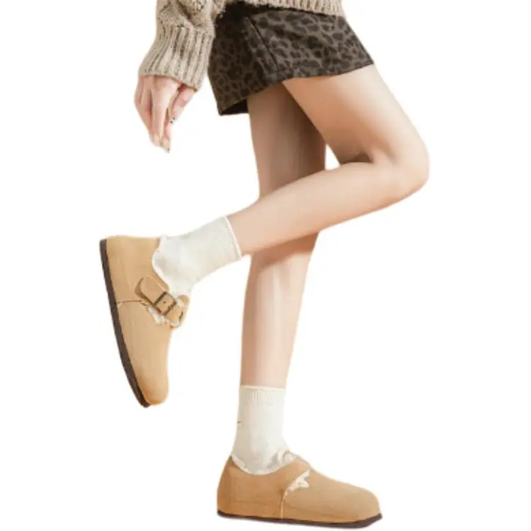 Qiao Anju Home Slippers Brown, Apricot-5