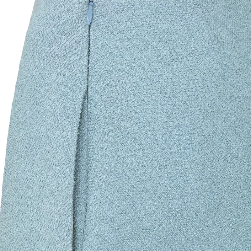DIOR FW24 Casual Short Skirts Women's Light Blue-5