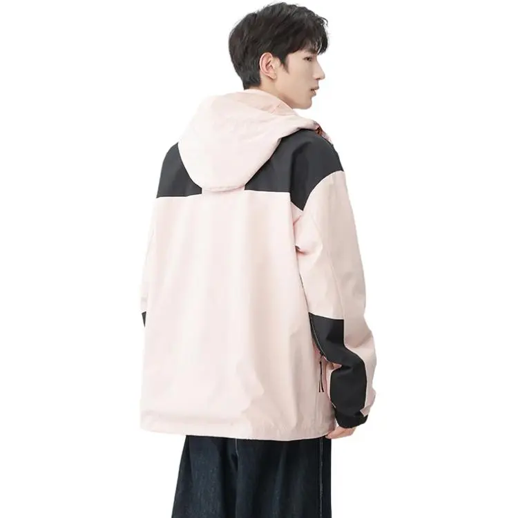 Yalu Water Resistant Windproof Breathable Wear Resistant Water Repellent Windbreaker Jacket Unisex-12