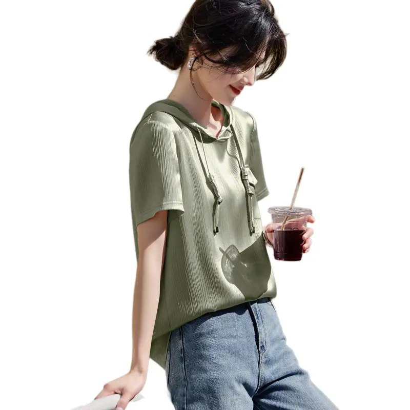 XWI T Shirts Women's Green-3