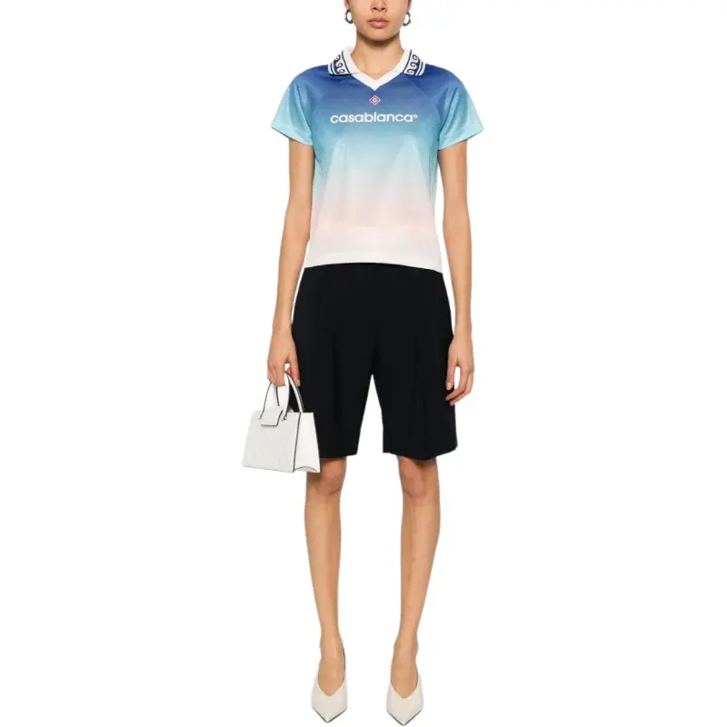 CASABLANCA Jacquard monogram T shirt-1