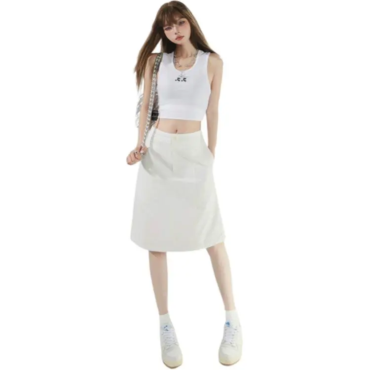 BENGEN Denim Short Skirts Women's-2