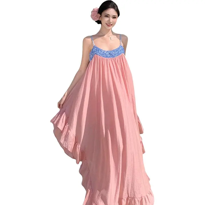 Dior Beauty Slip Dresses Women's Pink-3