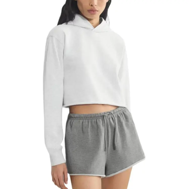 ARITZIA SS25 Aritzia Terry Sweatfleece Perfect Raw hem Hoodie Sweatshirt Women's-1