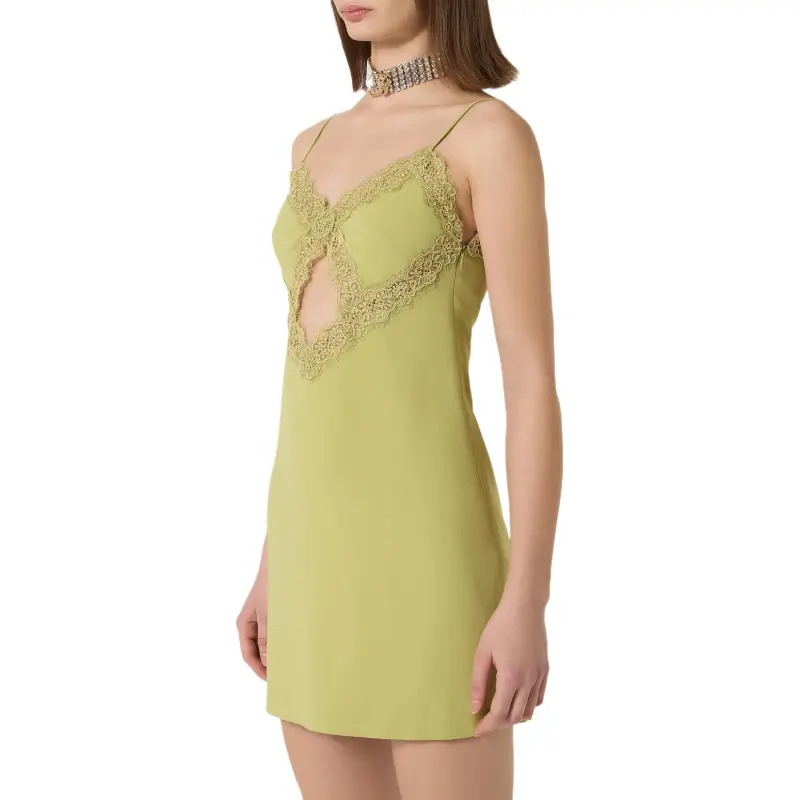 Blumarine Corded lace Mini Dress-4