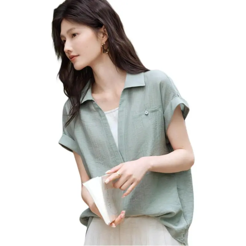 XWI Shirts Women's Gray Blue-1