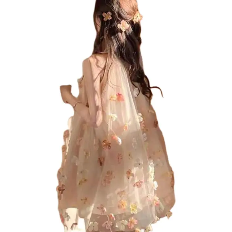 Flowers In Water Slip Dress Women's Multicolor-1