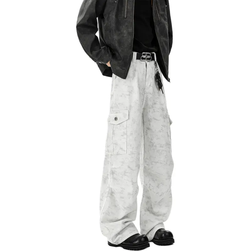 GROGNAK Jeans Unisex White-1