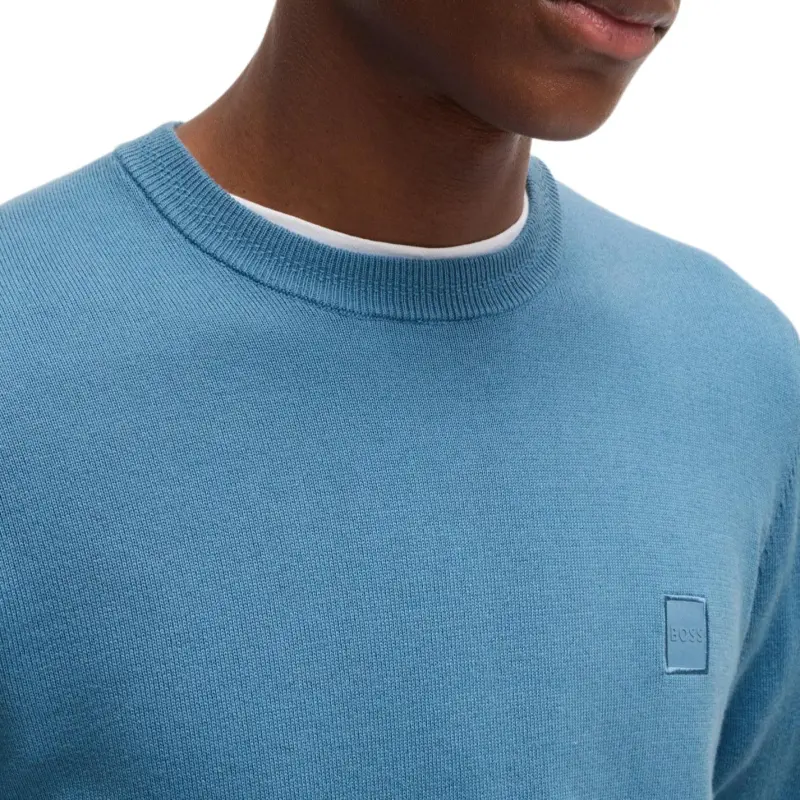 HUGO BOSS FW24 Sweater Men's Blue-4