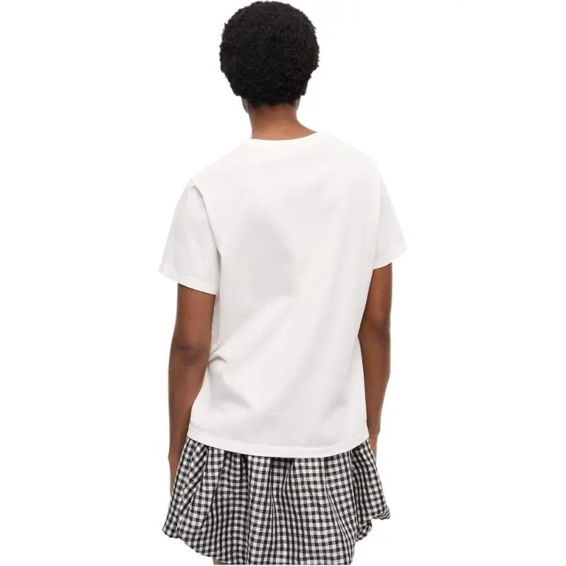 GANNI Logo print T shirt-4
