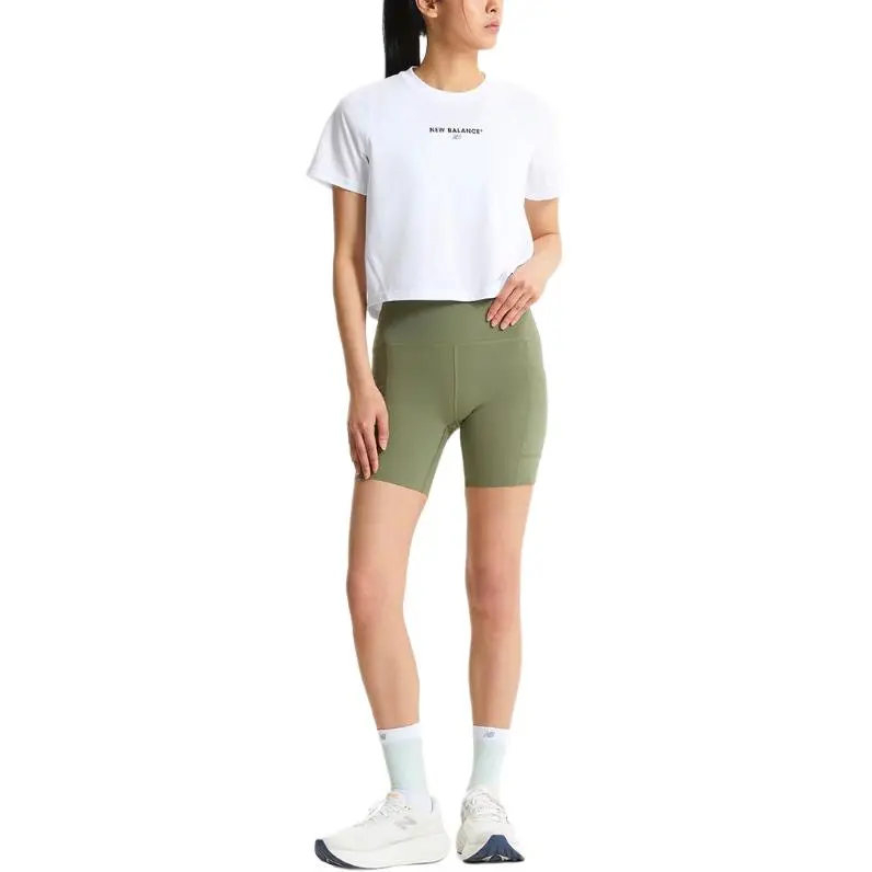 New Balance T Shirt Women's 10 White-3