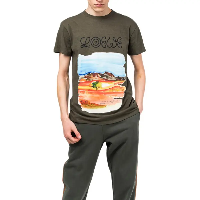 LOEWE T Shirts Men Green-2