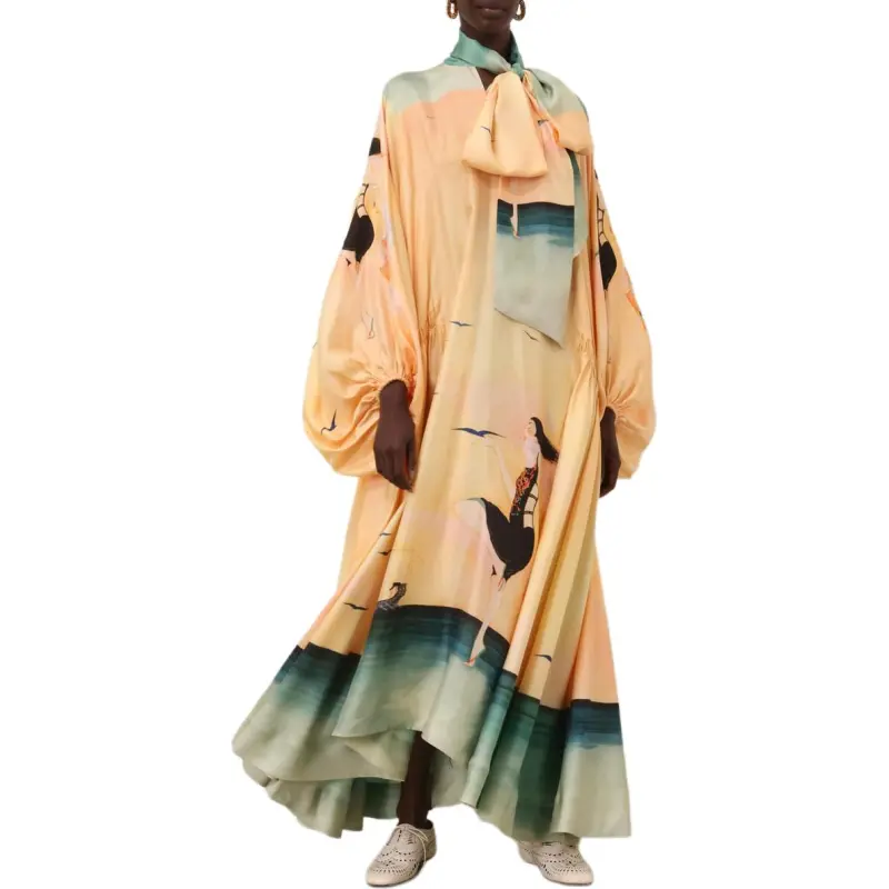 Zimmermann FW24 Long-Sleeved Dresses Women's Multicolor-1