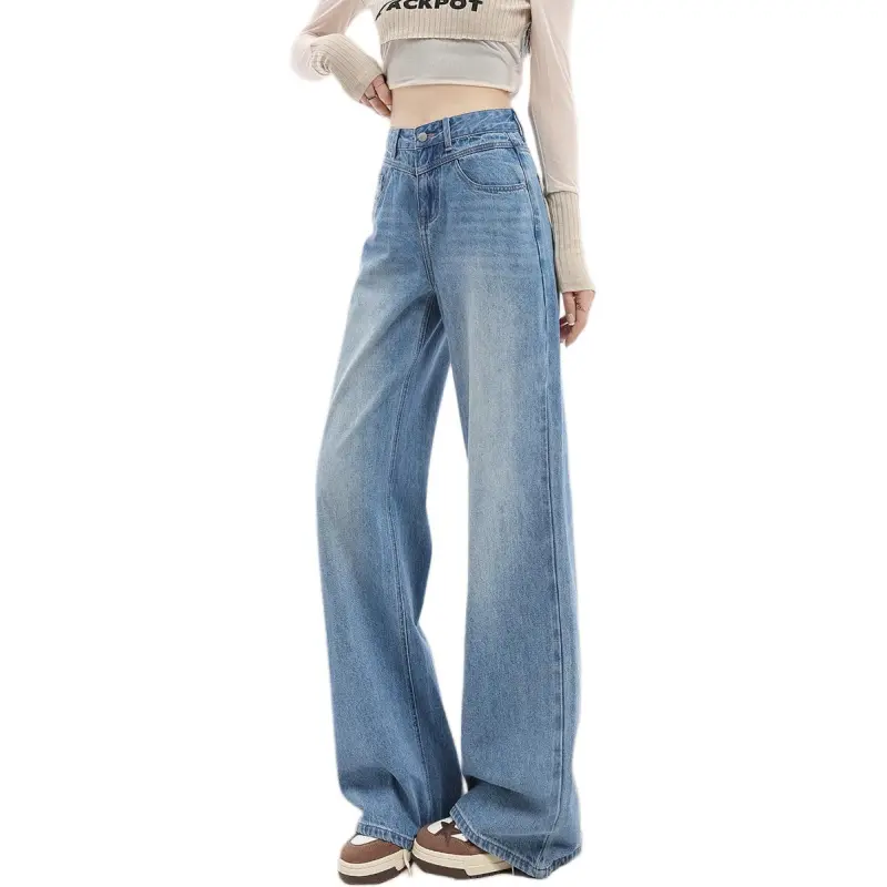 Weixi Jeans Women's Jade Sea Blue-5
