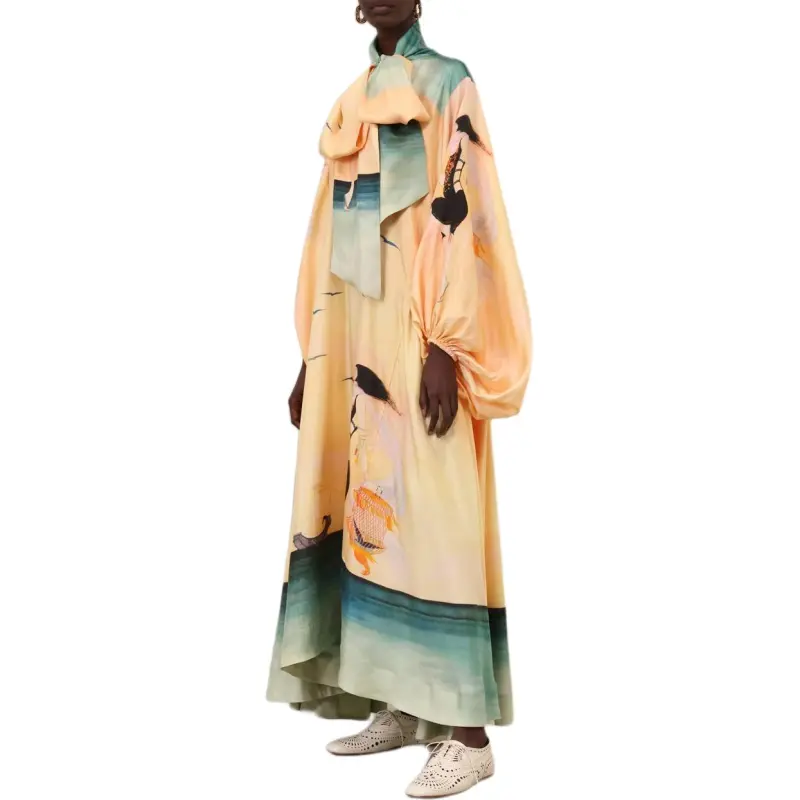 Zimmermann FW24 Long-Sleeved Dresses Women's Multicolor-5