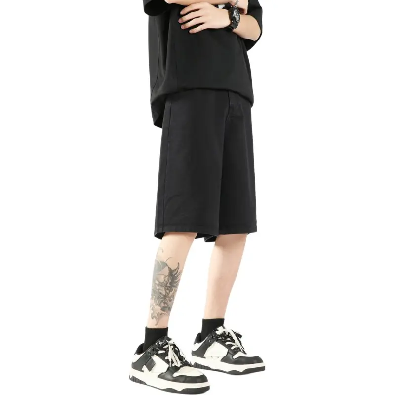 GOODHENLCE Denim Shorts Unisex-2