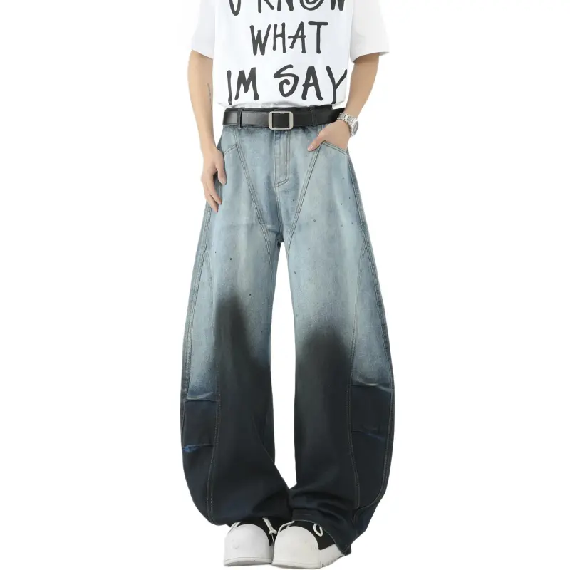 PANDA ADEVIL Jeans Unisex Blue-3