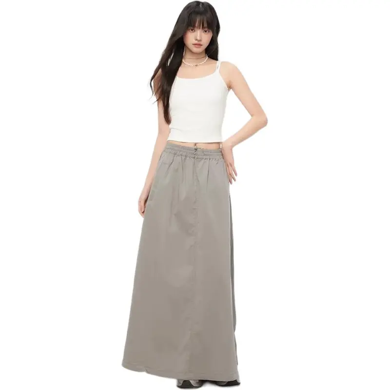 KING PRINCE Casual Long Skirt Women's-4