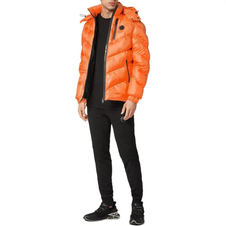 PLEIN SPORT Logo patch Puffer Jacket-2