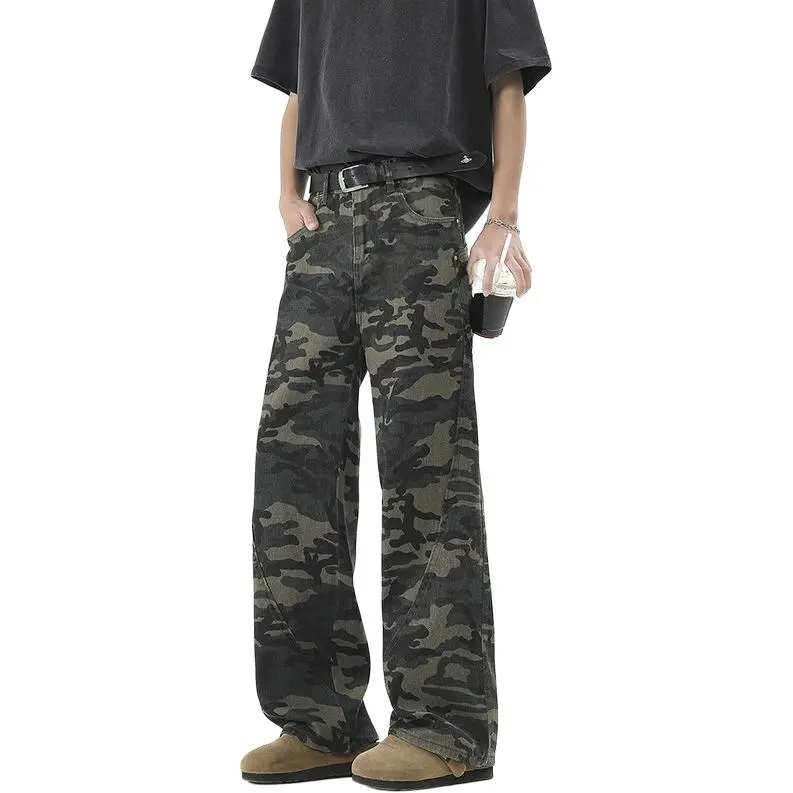DARK HORSE Casual Pants Unisex Camouflage-2